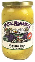 Mustard Eggs Pickled 3 jars: Jake and Amos by Jake & Amos