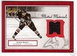 CHRIS DRURY 2005-06 Upper Deck BeeHive Matted Materials JERSEY Card NEW YORK RANGERS HOCKEY