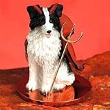 Border Collie Little Devil Dog Figurine