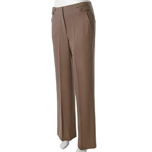 Larry Levine Easy Flat Front Stretch Fit Slacks