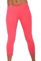 A18 Ladies Coral Pink Lace Leggings Tights Sizes 8-14