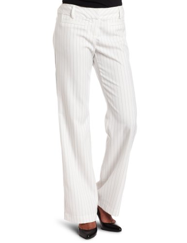Rampage Junior's Career Pant With Pinstripes,Ivory/Black,11