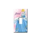 Disney Cinderella Switch Plate Sticker - Single Light Switchplate Cover