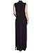 Pure Beauty Womens Sleeveless Soft Open Front Long Cover Ups Women Black Chiffon Maxi Cardigan (Large)
