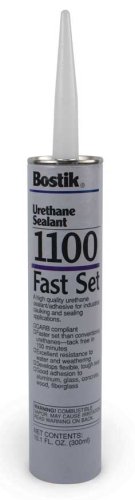BISS: Bostik 1100 Fast Set Black Urethane Seal/Adh 10 Oz  Pack of 1 