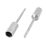 uxcell　六角ナットドライバ　スクリュードライバー　電動ドリル　150mm x 19mm　2個