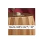 132" Round Cott'n-Eze Tablecloth [Set of 2] Color: Light Blue
