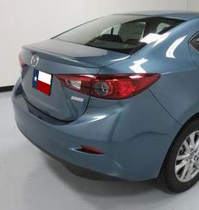 Mazda 3 4DR Sedan 2014-2015 Rear Lip Style Trunk Spoiler Unpainted