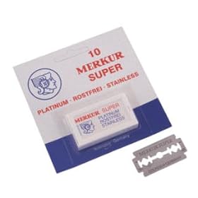 Merkur Double Edge Safety Razor Blades- 3 Packs of 10 Blades - 30 Blades in Total- Made in Germany