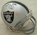 Jim Otto Signed Oakland Raiders Mini Helmet W/hof 1980
