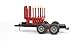Bruder Forestry Trailer with 4 Logs