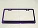 Purple Stainless Steel License Plate Frame
