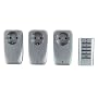 uniTEC 48111 Funkfernschalterset 3+1 Micro silber von Unitec