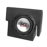 MTX Amplified Subwoofer Enclosure for Dodge Dakota Quad Cab 2000-2011 Loaded w 1-10