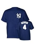 New York Yankees Lou Gehrig Player Name Big and Tall Tee