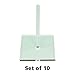 Acrylic Flight Stands, Heavy Duty, 50mm Square, 3mm Clear, 3 inch Peg (10)