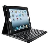 Kensington Apple iPad 2 KeyFolio Pro Performance Case with wireless Bluetooth keyboard for Apple iPad 2 3G Tablet, WIFI Model, 16GB, 32GB, 64GB with different adjustable angles