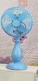 Deco Breeze Newport Table Fan in Light Blue