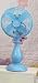 Deco Breeze Newport Table Fan in Light Blue