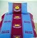 Kitchen & Housewares : West Ham United FC Single Duvet and Pillowcase Bed Set