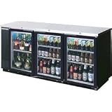 Review KegWorks  / Beverage Air Back Bar Glass Door Refrigerator - 33.3 cu. ft.: Stainless Steel Front