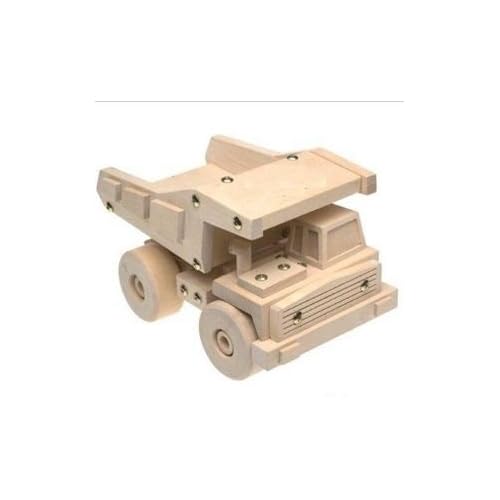 Tonka Wooden Dump Truck 60 Piece Model Kit