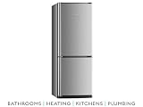 Baumatic Frost Free Fridge Freezer Stainless Steel BF340SS