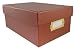 Old Town Leather Photo & CD Storage Box, Brown