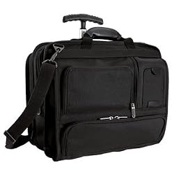 Convertible Rolling Brief with Removable Wheel-and-Handle System
