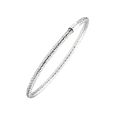 Clevereve'S 14Kt Gold White Stretch Bracelet