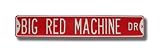 CINCINNATI REDS "BIG RED MACHINE" Authentic METAL STREET SIGN (6" X 36")