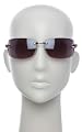 Square Rimless Sunglasses