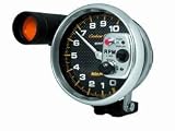 Carbon Fiber&trade; Pedestal Mount Tachometer 5 in. 10000 RPM w/Shift-Lite For 4/6/8 Cyl. Eng. w/Points Electric And Most 12 Volt High Performance Racing Ignitions