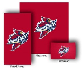 Iowa State Cyclones Bed Sheet Set (Twin/XL) - NCAA College Athletics