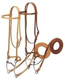 WEAVER HARNESS LEATHER BRIDLE WESTERN SHOW TACK!