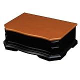 Mele & Co Harper Small Jewelry Box in Cedar and Black