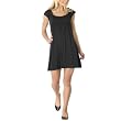Xhilaration Ebony Boatneck Smocked Dress - S