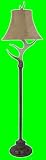 Deer ANTLER rustic lodge FLOOR LAMP accent home decor