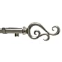 Levolor Scroll Rod Set, Satin Nickel, 3/4-Inch Diameter, 66 to 120-Inch Width