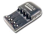 T-3199 Tenergy USB 8 hours Slim Travel Plug-In Charger with 8 pieces AA 2600mAh high capacity NiMH Rechargeable batteries