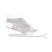 Defeet Levitator Lo Cuff White D Logo Sock, Sm