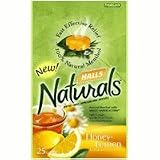 Halls Naturals Cough Drops, Honey Lemon Flavor, 25 Drops / Pack, 12 Ea