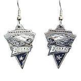 Philadelphia Eagles Dangle Earrings - NFL Football Fan Shop Sports Team Merchandise