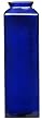 Spanish Large Recycled Cobalt Blue Glass Vase 17.5"H