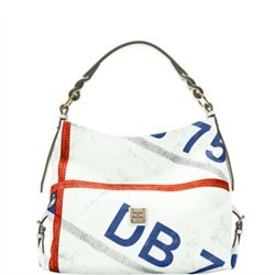 Dooney Bourke Regatta Sail Print Sact Bag White