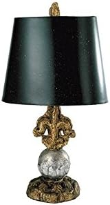 Flambeau Lighting TA1130 Fleur de Lis Table Lamp