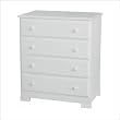 Kalani 4 Drawer Dresser in White Finish By Da Vinci Baby Furniture