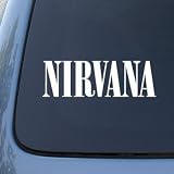 NIRVANA - Vinyl Car Decal Sticker #A1627 | Vinyl Color: White
