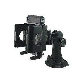 Universal Car Mount Holder for GPS / PDA / Cell phone / Ipod / MP3 Player Mounting on Windshield, Dash, or AC Vent