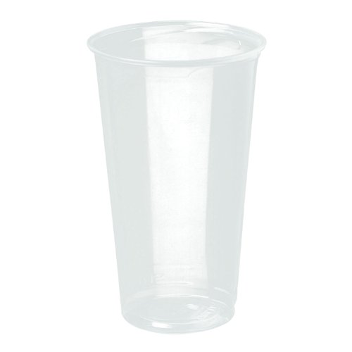 SOLO PXT24-0090 Polypropylene Reveal Straight Wall Cold Cup, 24-oz. Capacity, Clear (12 Packs of 50)